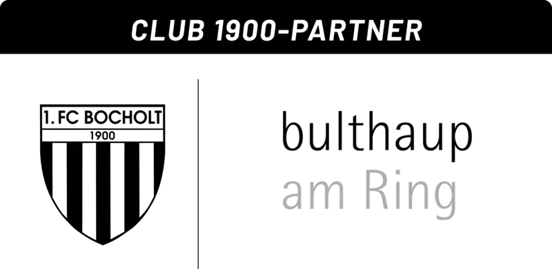 Club 1900-Partner: 1. FC Bocholt und bulthaup am Ring